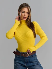 Свитеры и кардиганы ISSA Plus модель WN19-95_желтый Фото