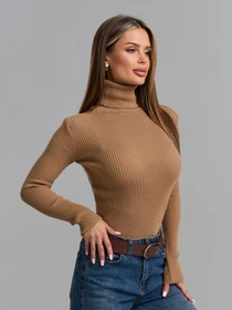 Свитеры и кардиганы ISSA Plus модель WN19-95_светло_коричневый Фото