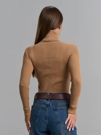Свитеры и кардиганы ISSA Plus модель WN19-95_светло_коричневый Фото