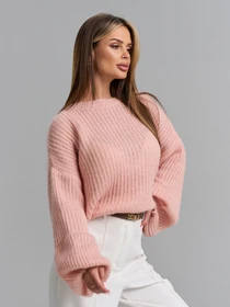Свитеры и кардиганы ISSA Plus модель WN20-773_розовый Фото