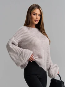 Свитеры и кардиганы ISSA Plus модель WN20-773_серый Фото