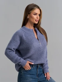 Свитеры и кардиганы ISSA Plus модель WN20-775_голубой Фото
