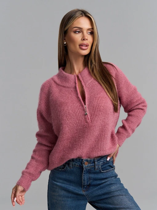 Свитеры и кардиганы ISSA Plus модель WN20-775_розовый Фото
