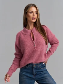 Свитеры и кардиганы ISSA Plus модель WN20-775_розовый Фото