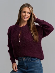 Свитеры и кардиганы ISSA Plus модель WN20-775_фиолетовый Фото
