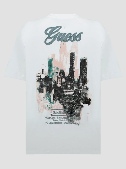Бавовняна Чоловіча Футболка GUESS фото 2