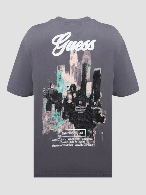 Бавовняна Чоловіча Футболка GUESS фото 2