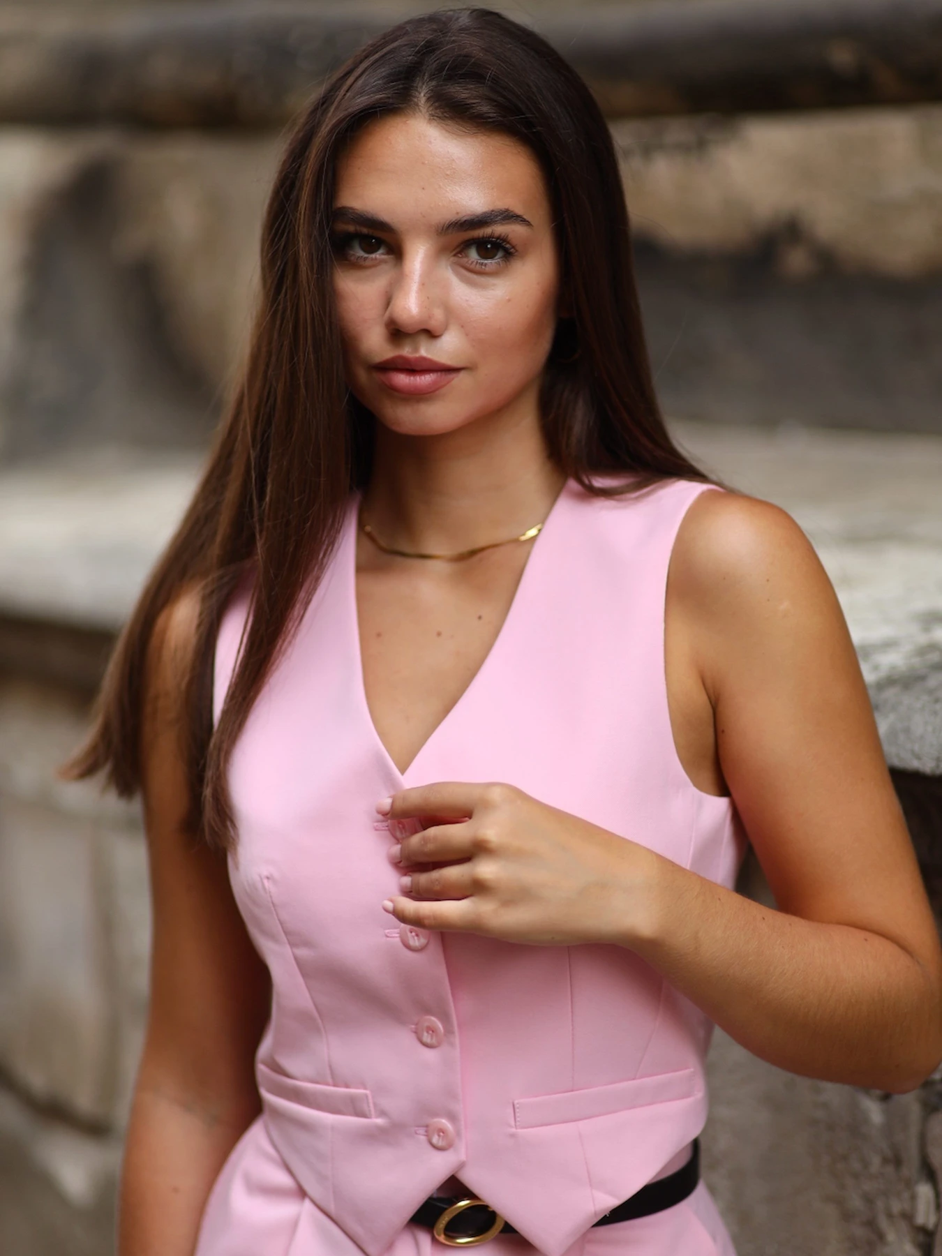 Пиджаки BUDZIKO Rose модель RS-PNK-VST-SS23 Фото