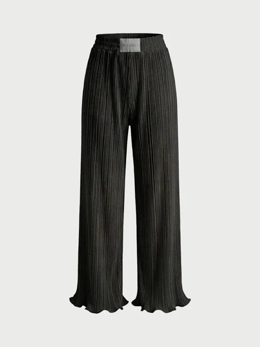 Брюки BUDZIKO Amelia модель AML-BLCK-PNTS-SS22 Фото
