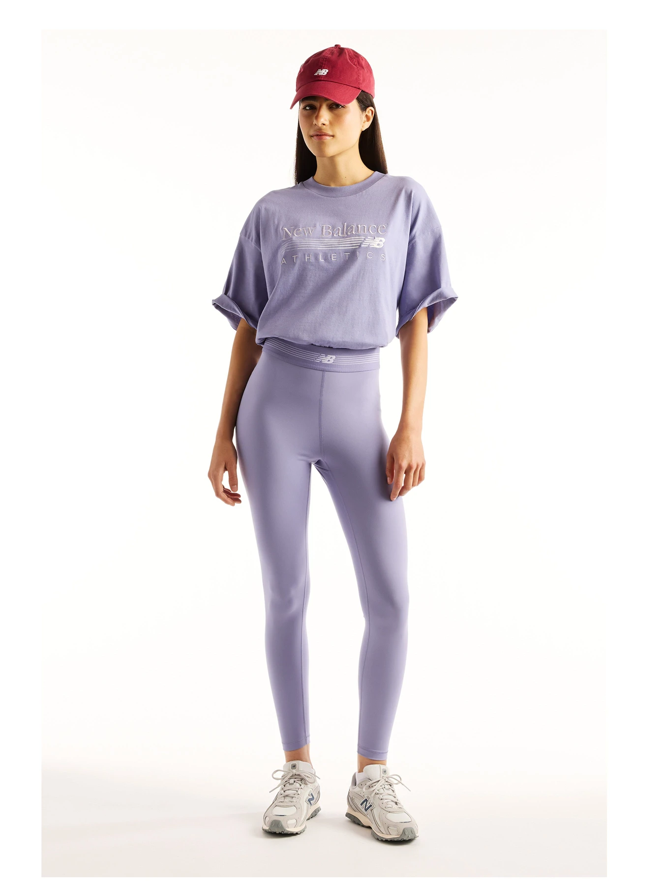 Штани New Balance AC Legging 25'' модель WB6160E1DSV Фото