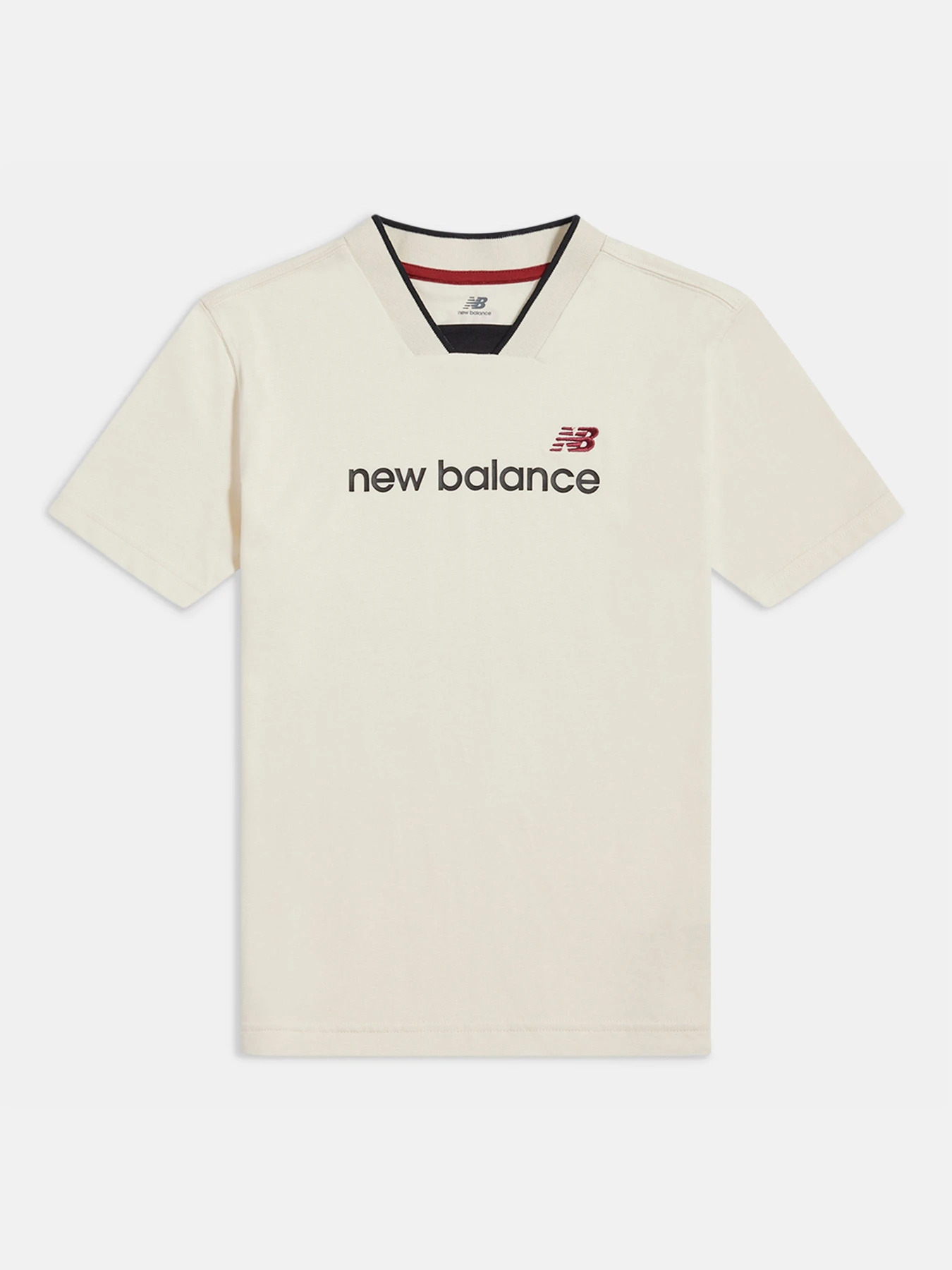 Футболки и поло New Balance Linear V-neck модель YT6288EGAGA Футболки и поло New Balance Linear V-neck модель YT6288EGAGA Фото