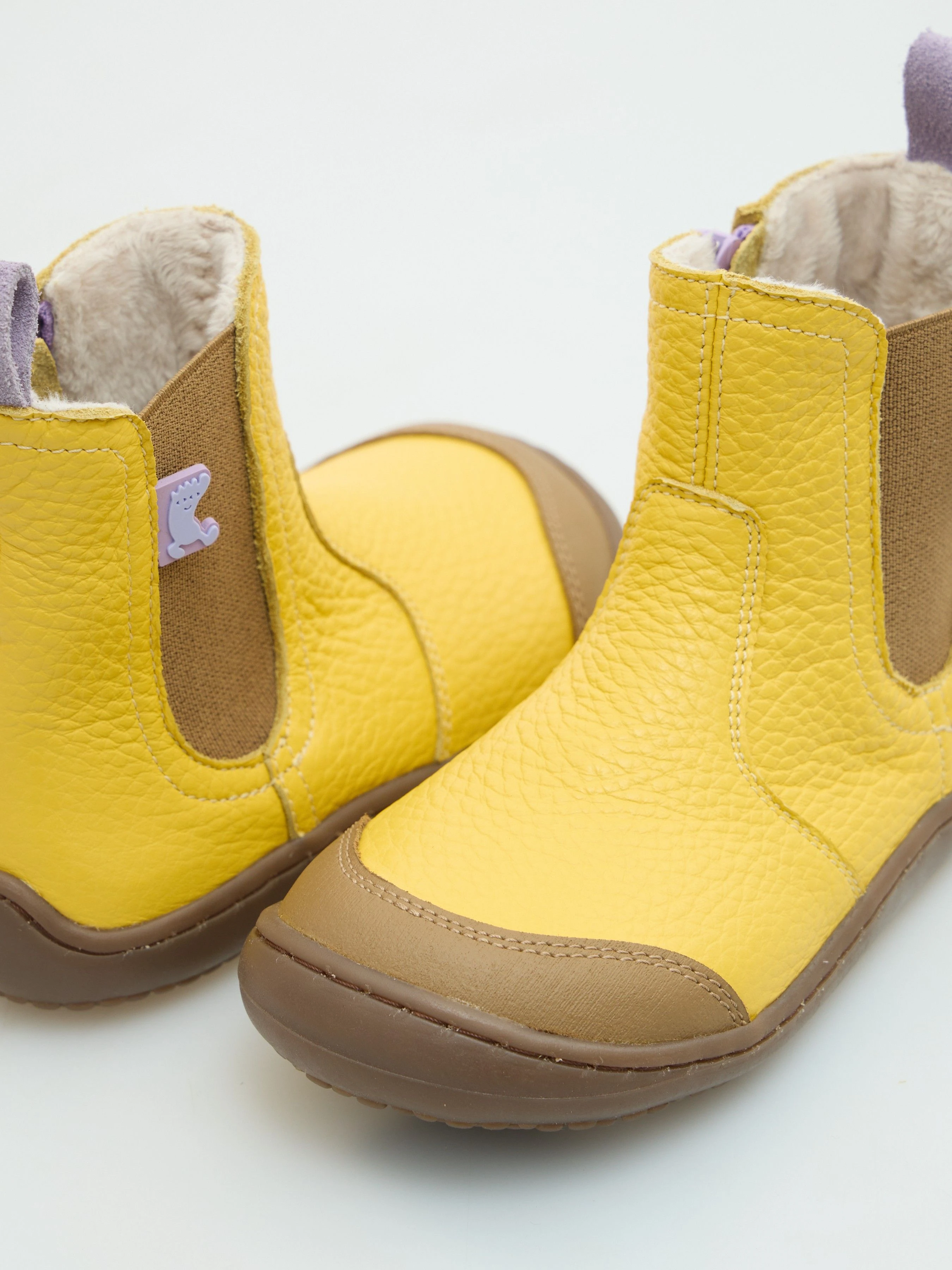 Шкіряні Дитячі Челсі OSIK Barefoot Chelsea Honey Junior фото 3