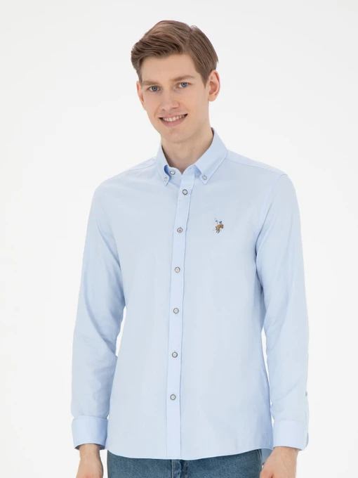Бавовняна Чоловіча Сорочка повсякденна US Polo фото 3