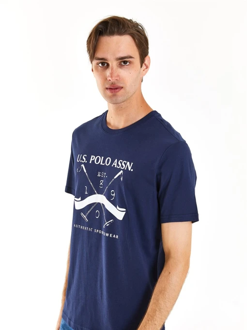 Бавовняна Чоловіча Футболка US Polo фото 2