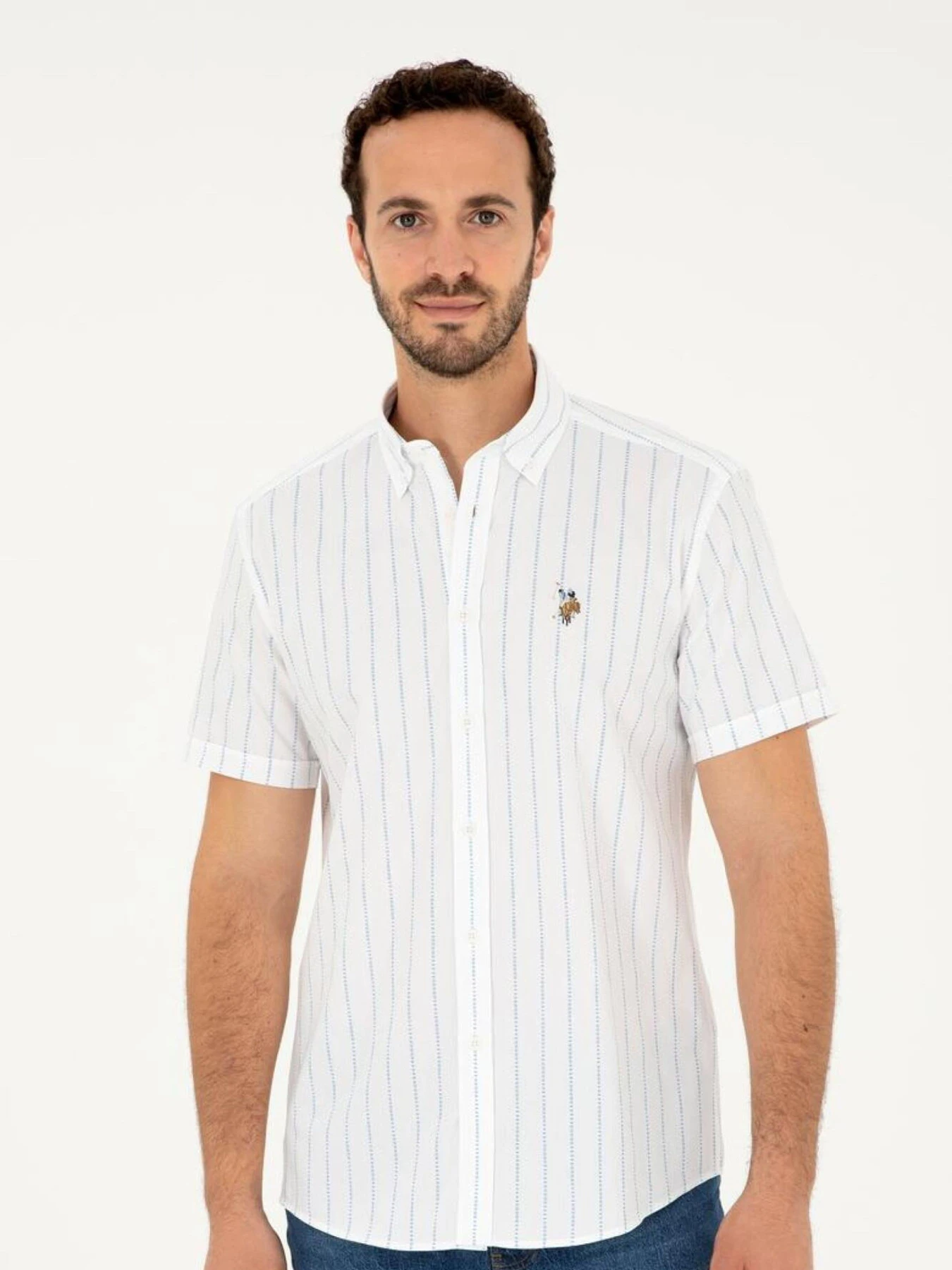 Рубашки US Polo модель 1838497-C80 Рубашки US Polo модель 1838497-C80 Фото