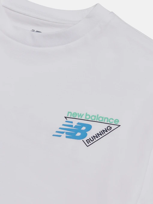 Бавовняна Дитяча Футболка New Balance Running Graphic фото 3