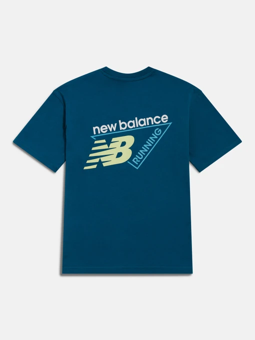 Бавовняна Дитяча Футболка New Balance Running Graphic фото 2