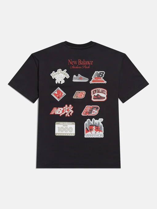Бавовняна Дитяча Футболка New Balance Sticker Pack фото 2