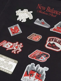 Футболки и поло New Balance Sticker Pack модель YT62P87UBK Фото