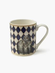 Кружка "Graphic Ritual" синяя MBM HOME модель KP-156 BLUE/WHITE Фото