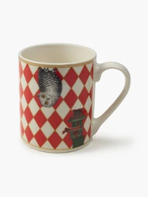 Кружка "Graphic Ritual" красная MBM HOME модель KP-156 RED/WHITE Фото