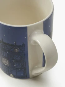 Чашка "Порцелянова казка" синя MBM HOME модель KP-158 BLUE Фото