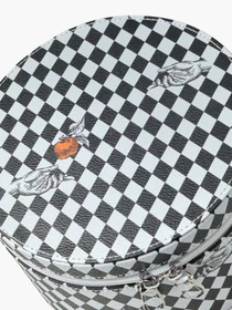 Органайзер для украшений "Адам и Ева" из искусственной кожи MBM HOME модель FH-61 PRINT/ORANGE Фото