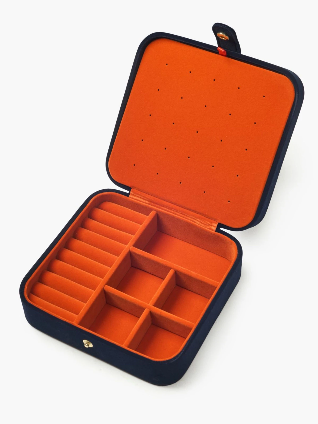Органайзер для украшений "Адам и Ева" из бархата MBM HOME модель FH-63 DEEP BLUE/ORANGE Фото