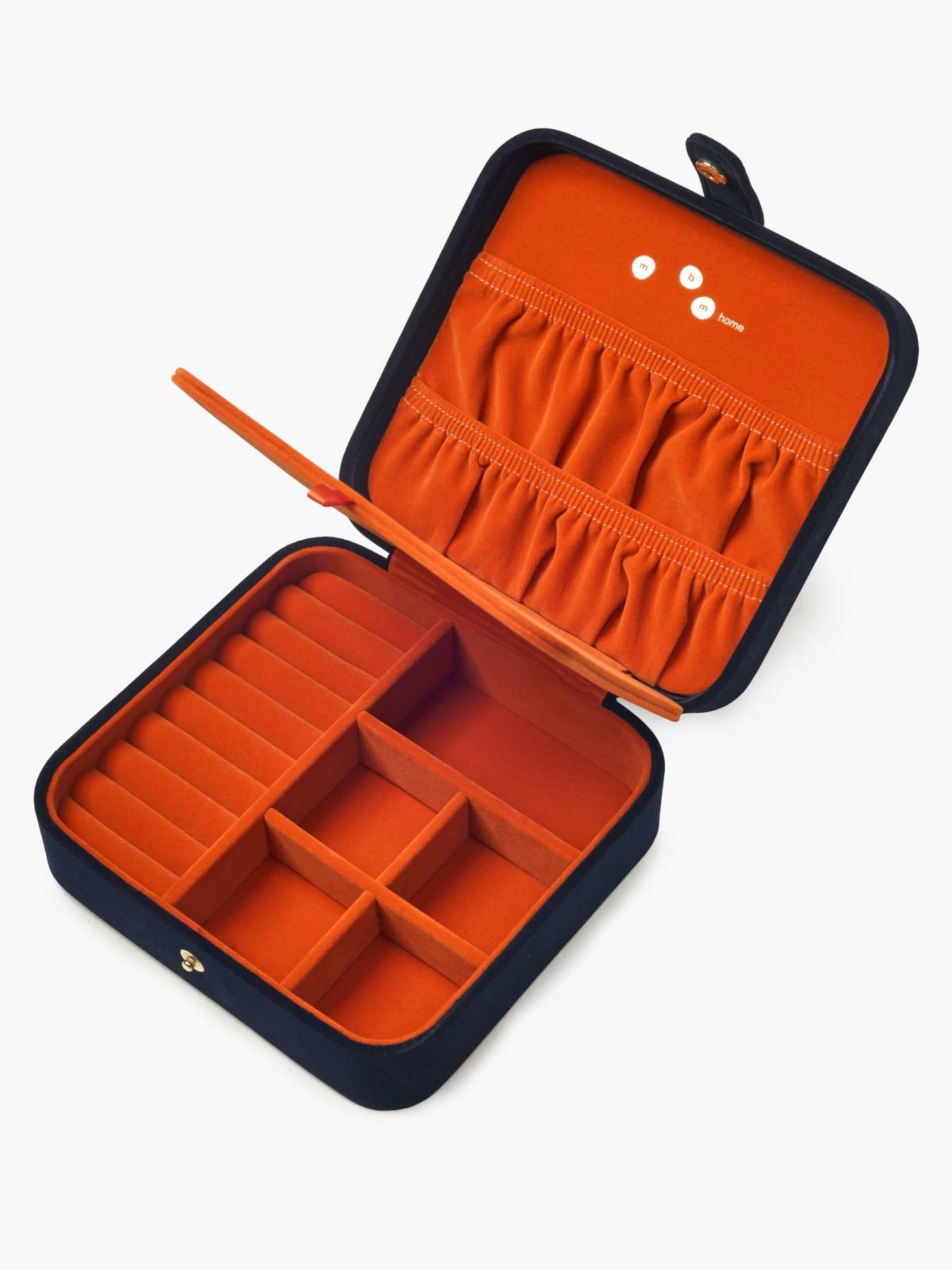 Органайзер для украшений "Адам и Ева" из бархата MBM HOME модель FH-63 DEEP BLUE/ORANGE Фото