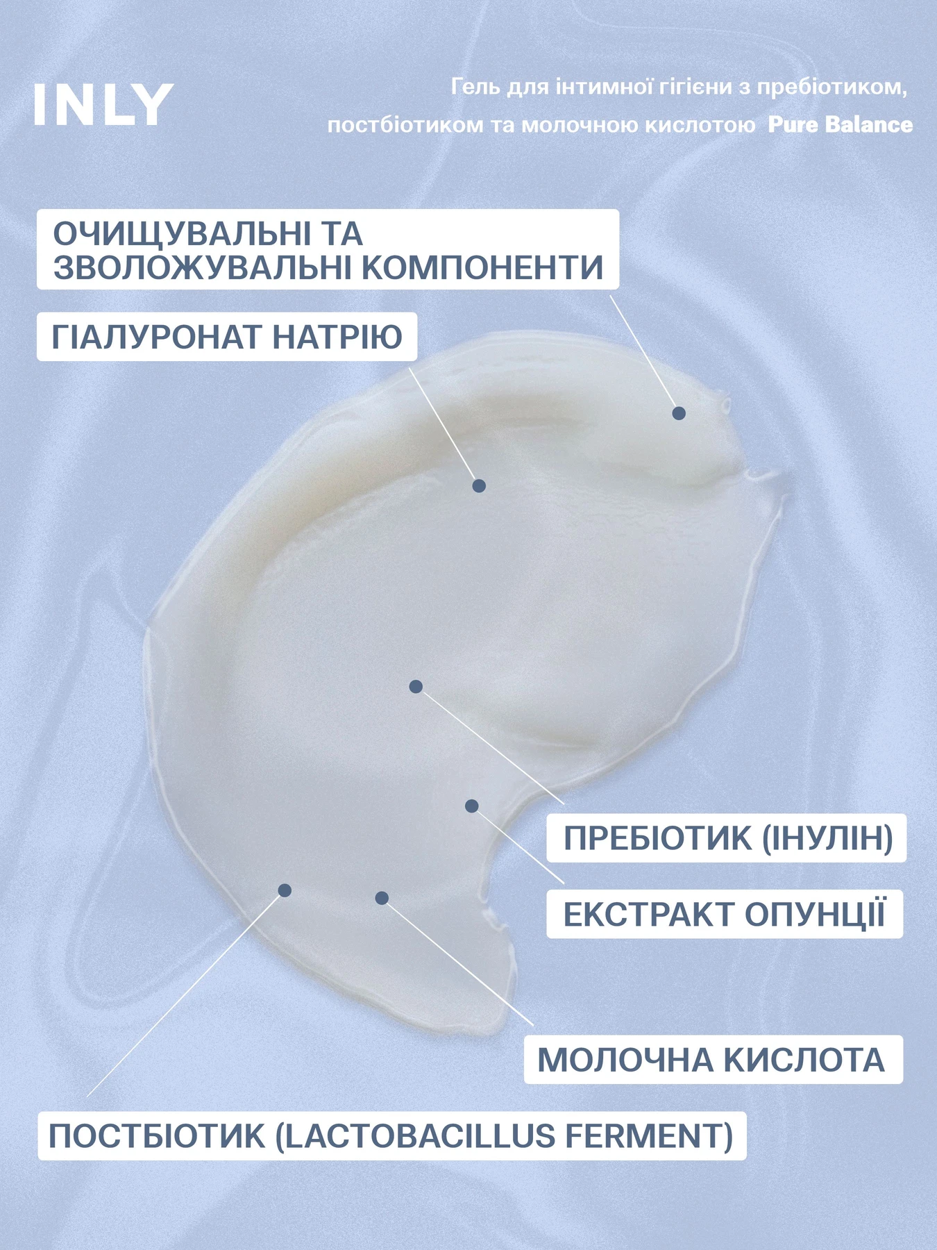 Гель для інтимної гігієни Pure Balance INLY модель 683157 Гель для інтимної гігієни Pure Balance INLY модель 683157 Фото