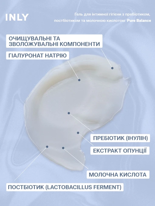 Гель для інтимної гігієни Pure Balance INLY фото 3