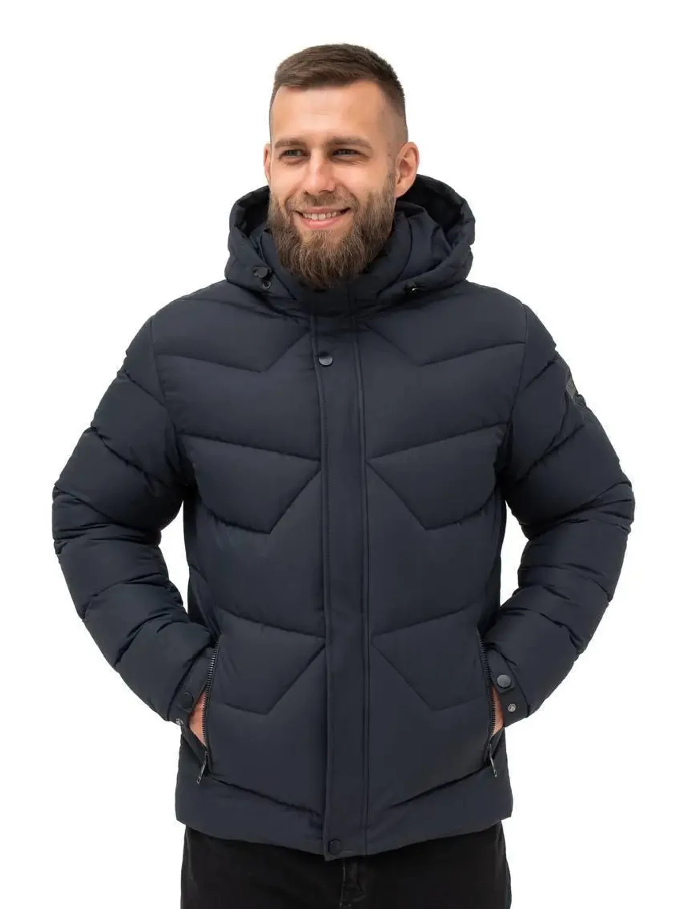 Куртки и дубленки UVENTUM модель 159-DVL-BLU Фото