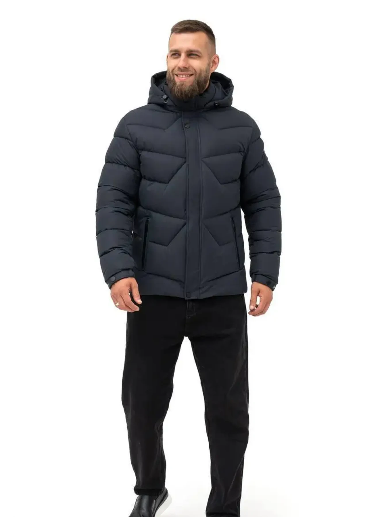 Куртки и дубленки UVENTUM модель 159-DVL-BLU Фото