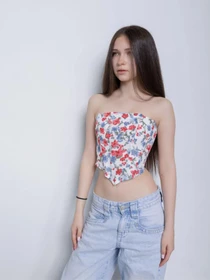 Боди и корсеты Cvetkov модель cvet5588-koralovo-blakitnij Фото