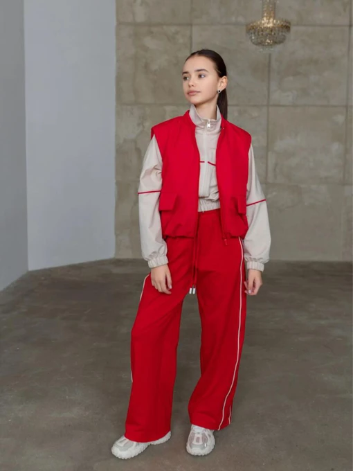 Куртки та дублянки Cvetkov модель cvet5143-chervonij Фото