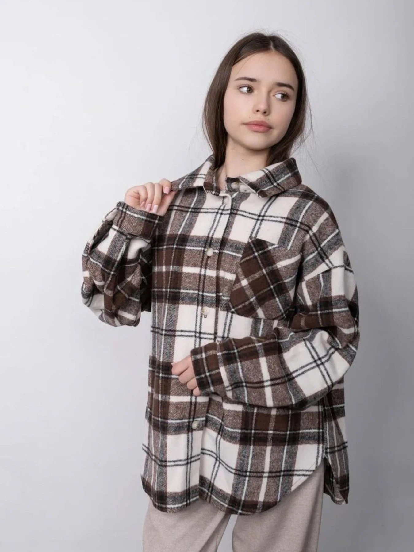 Сорочки Cvetkov модель cvet5060-molochno-shokoladnij Фото