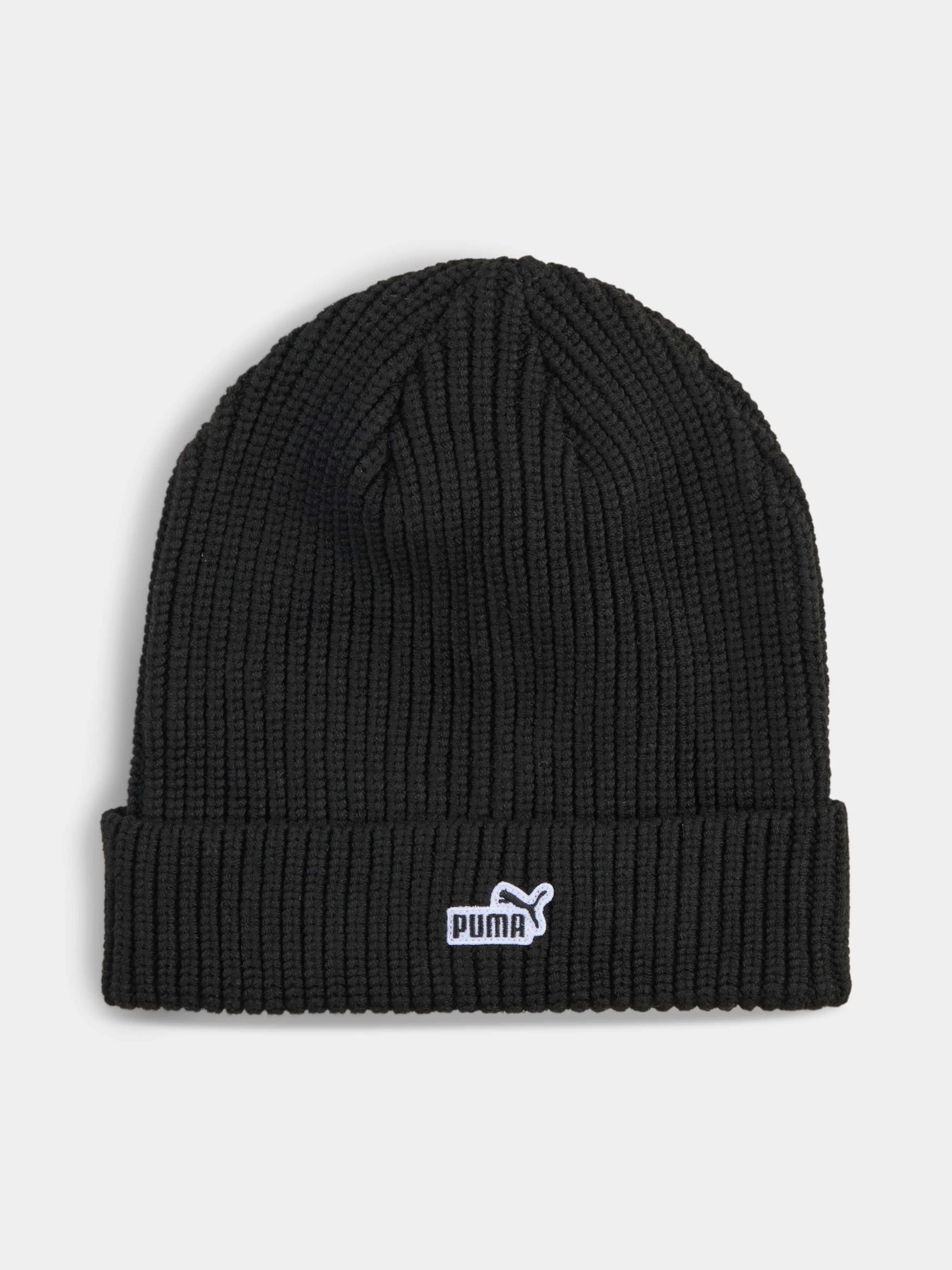 PUMA Ess No.1 Logo Patch Beanie Шапка колір чорний