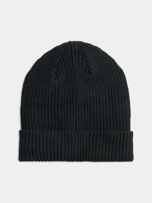 PUMA Ess No.1 Logo Patch Beanie Шапка колір чорний фото 2