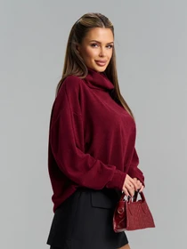 Свитеры и кардиганы ISSA Plus модель 15935_бордовый Фото