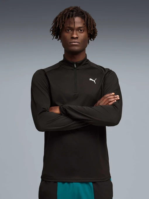 Чоловіча Спортивна кофта PUMA M Pwrtrain Fab Mix 1/4 Zip фото 3