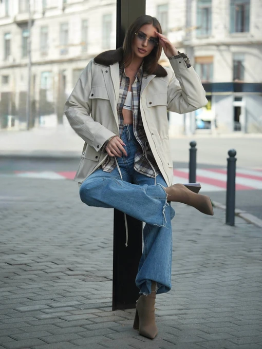 Жіночий Тренч Jadone Fashion фото 3