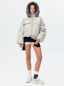 Куртки и дубленки MARCHI модель FW2627_02_GR Фото