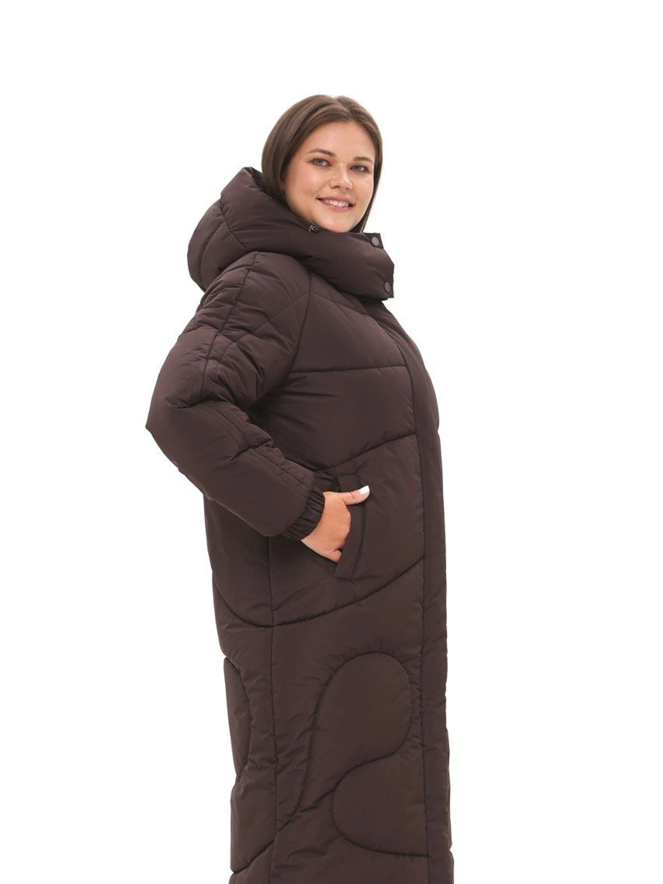 Куртки та дублянки UVENTUM модель 1204-r-dark-brown Куртки та дублянки UVENTUM модель 1204-r-dark-brown Фото
