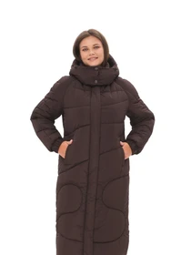 Куртки та дублянки UVENTUM модель 1204-r-dark-brown Фото