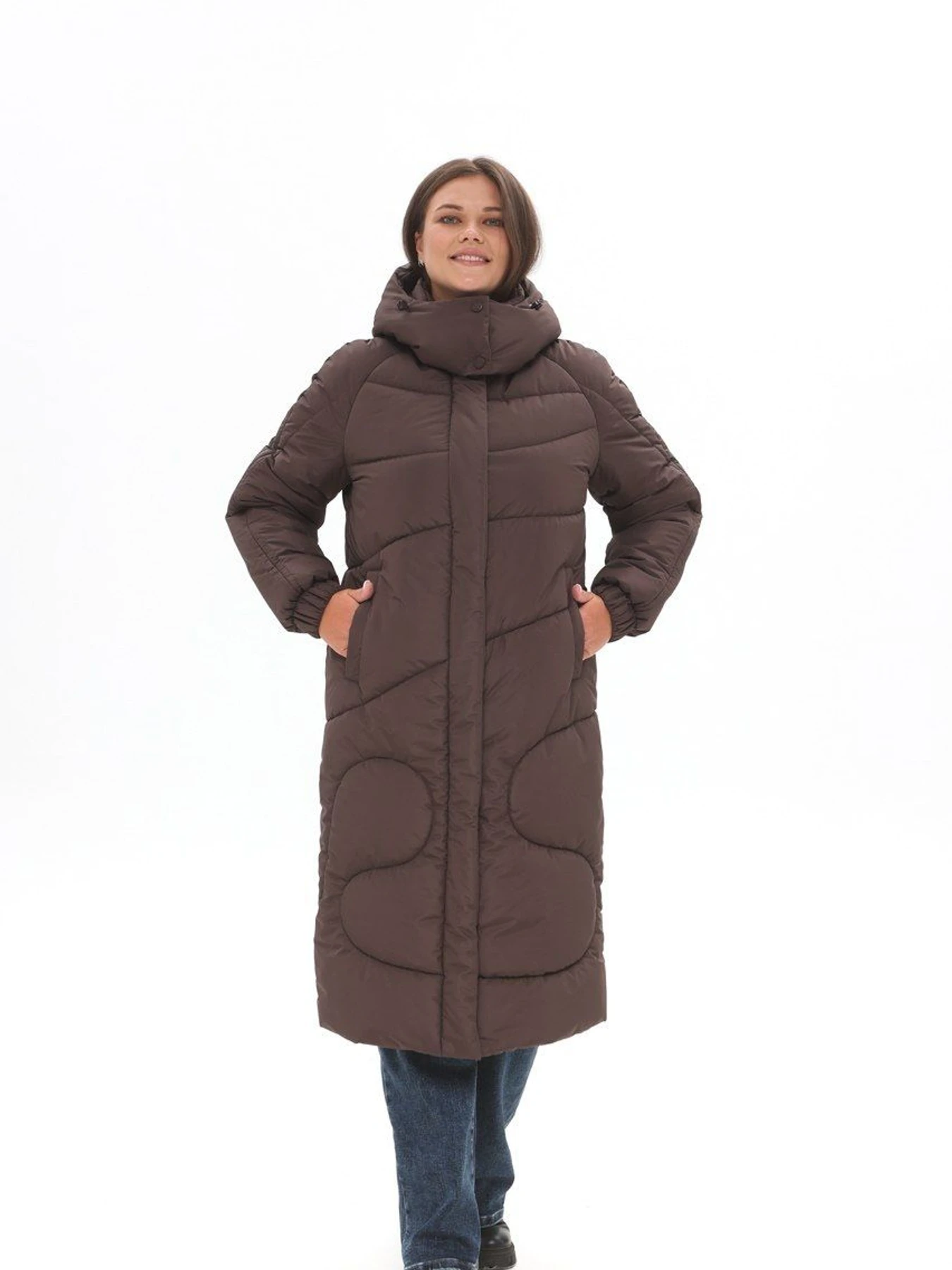 Куртки та дублянки UVENTUM модель 1204-r-light-brown Фото