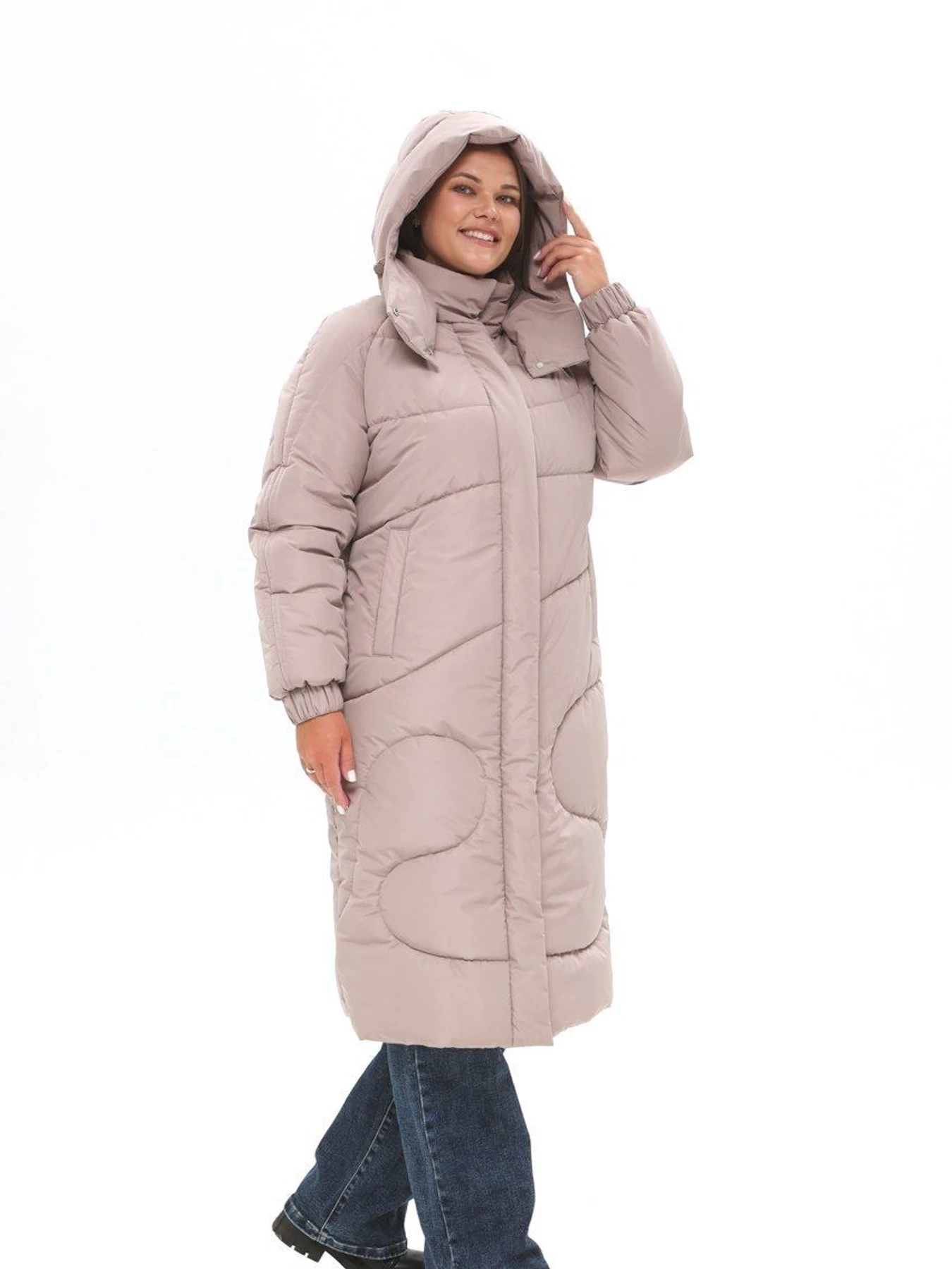 Куртки та дублянки UVENTUM модель 1204-r-beige Фото
