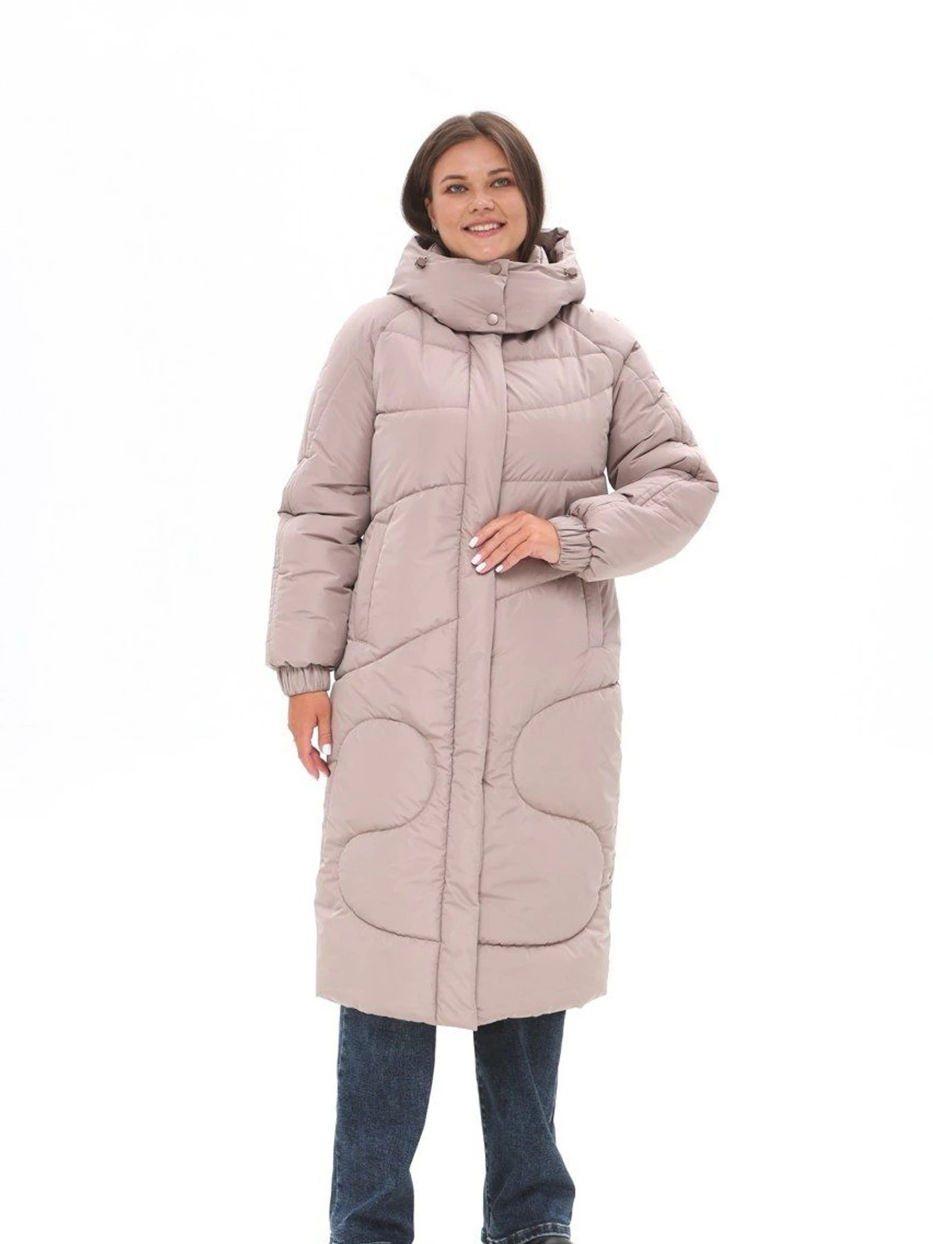 Куртки та дублянки UVENTUM модель 1204-r-beige Фото