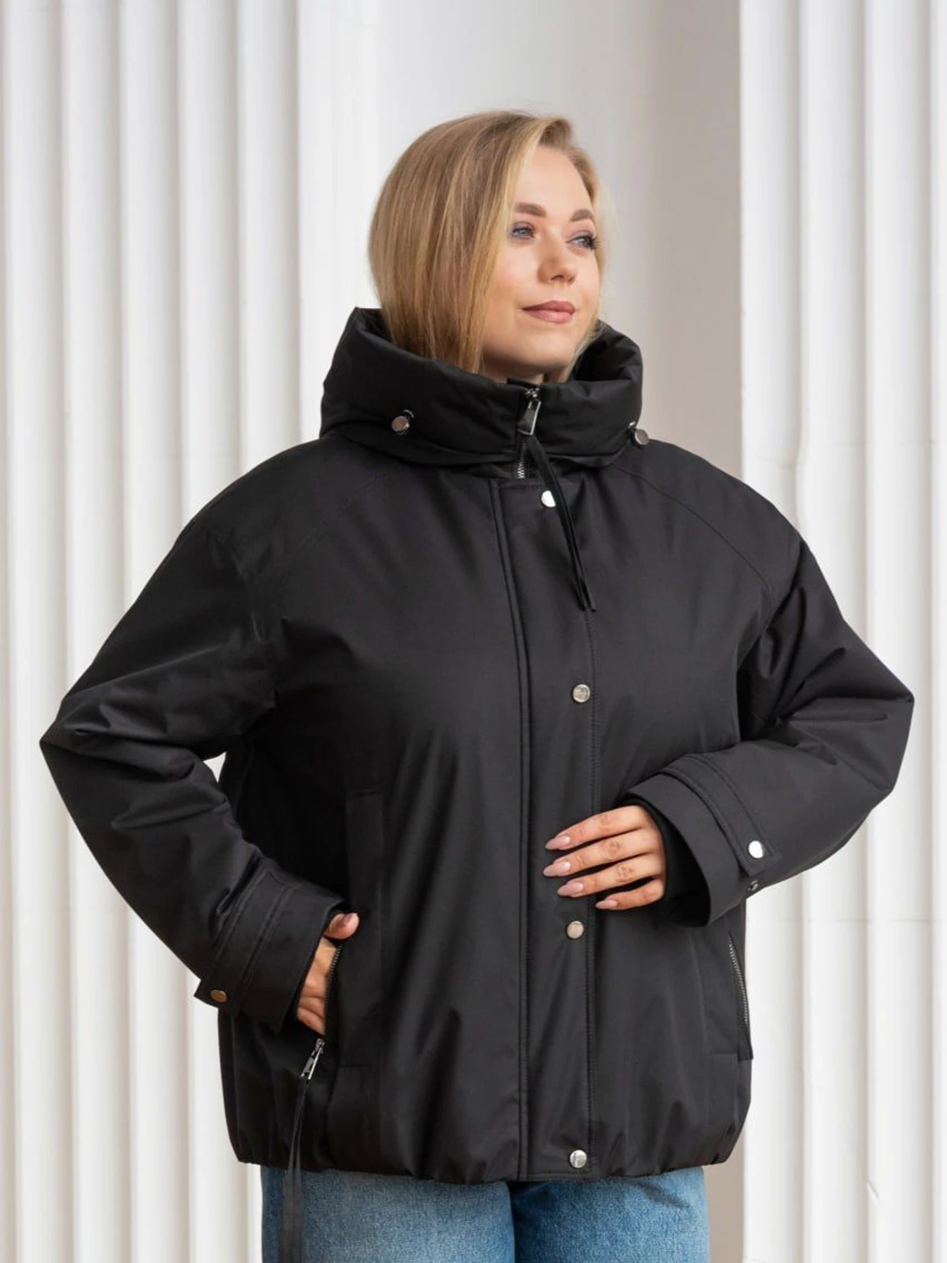 Куртки та дублянки UVENTUM модель 1233-r-BLC Куртки та дублянки UVENTUM модель 1233-r-BLC Фото