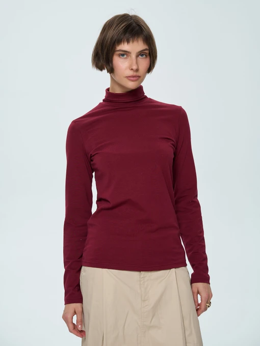 Свитеры и кардиганы Роза модель 260312_burgundy Фото