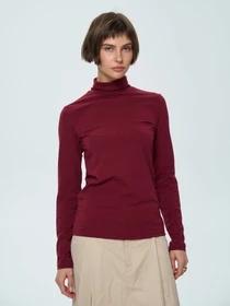 Свитеры и кардиганы Роза модель 260312_burgundy Фото